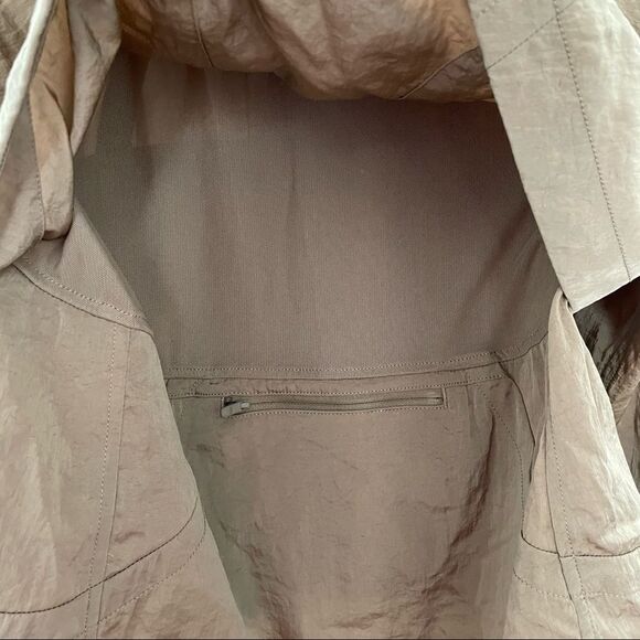 LuluLemon Seek Vistas Brown 1/2 Zip Nylon Hoodie Pullover Jacket in XS/S - Picture 10 of 11